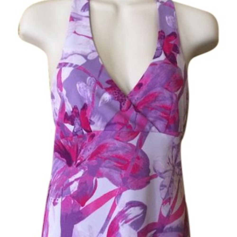 Express Floral Halter Dress